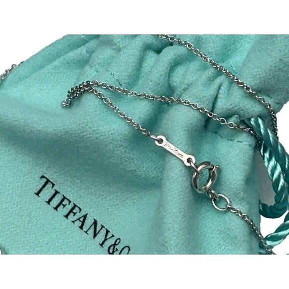 Tiffany & Co. Paloma Picasso Women's 16” Silver Loving Heart Pendant Necklace - Picture 6 of 10
